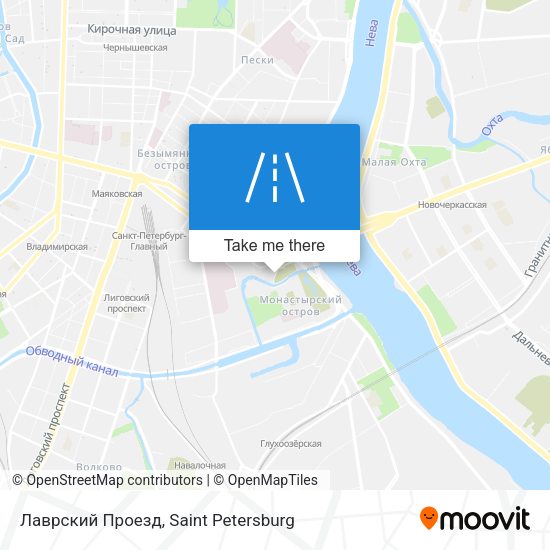 Лаврский Проезд map