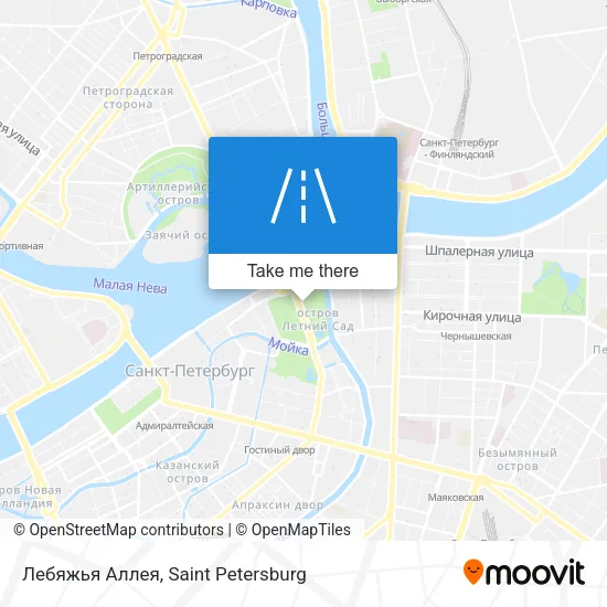 Лебяжья Аллея map