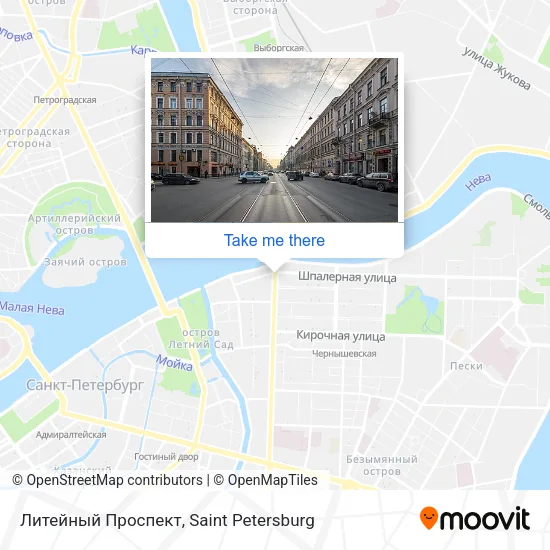 Литейный Проспект map