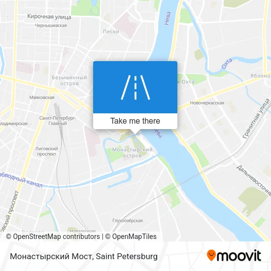 Монастырский Мост map