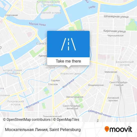 Москательная Линия map