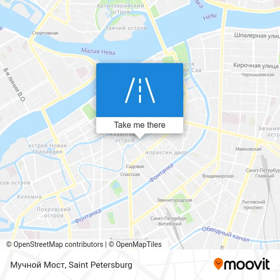 Мучной Мост map