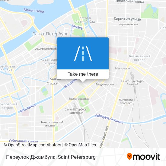 Переулок Джамбула map