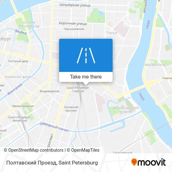 Полтавский Проезд map