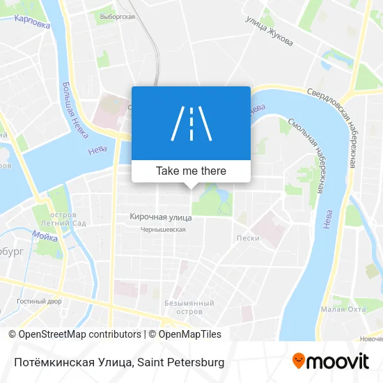 Потёмкинская Улица map