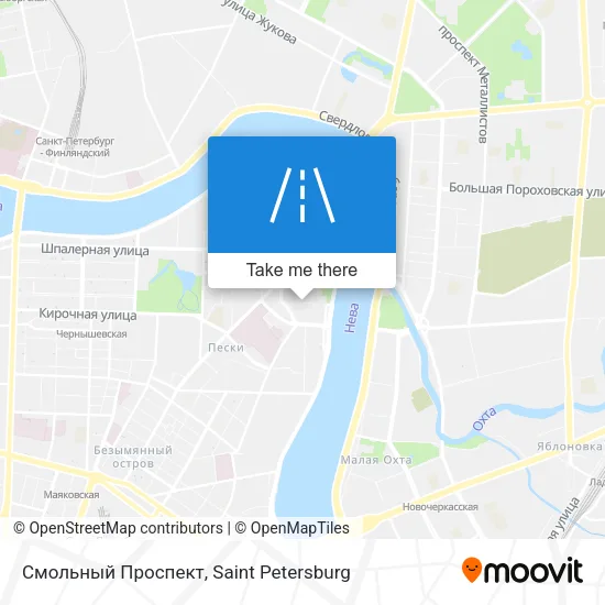 Смольный Проспект map