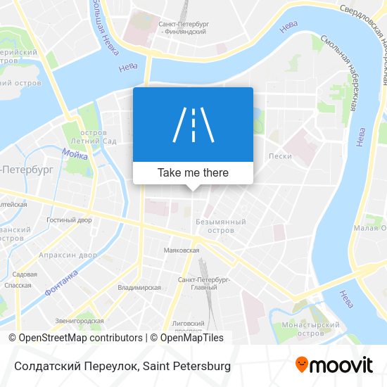 Солдатский Переулок map