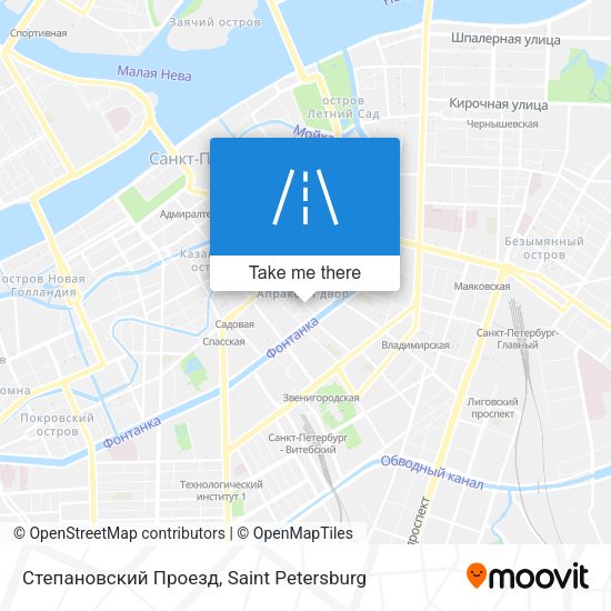 Степановский Проезд map