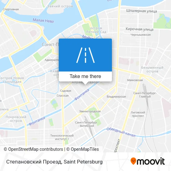 Степановский Проезд map