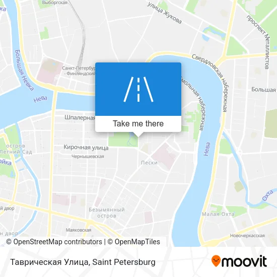Таврическая Улица map