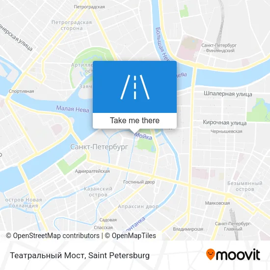 Театральный Мост map