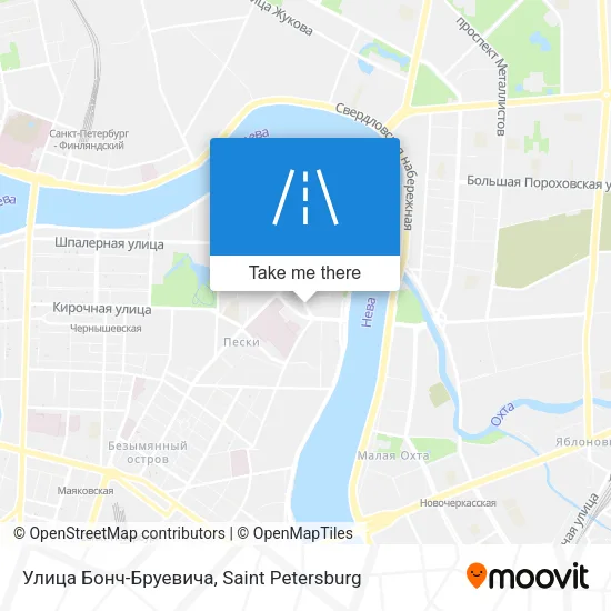 Улица Бонч-Бруевича map