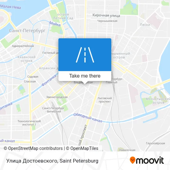 Улица Достоевского map