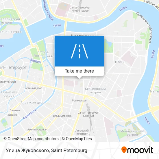 Улица Жуковского map
