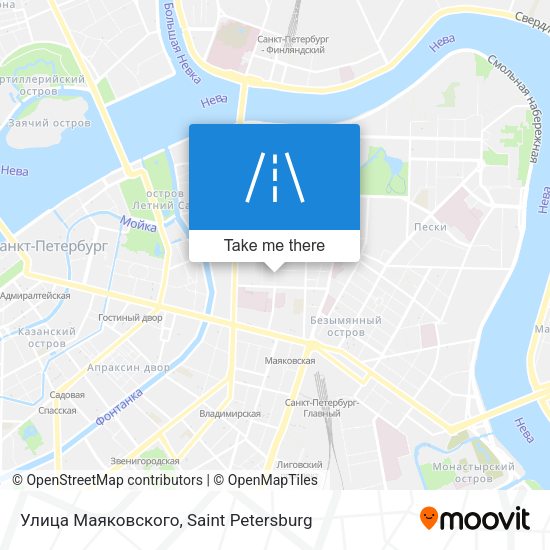 Улица Маяковского map