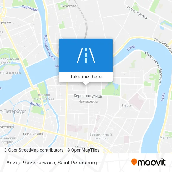 Улица Чайковского map
