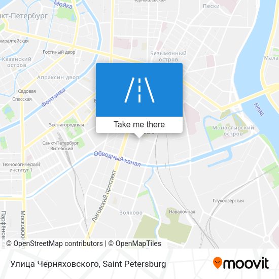 Улица Черняховского map