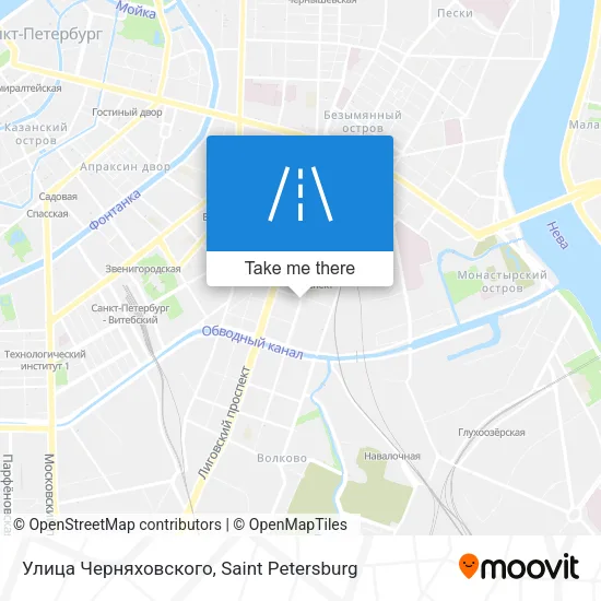 Улица Черняховского map