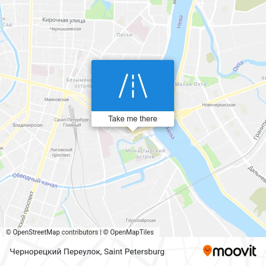 Чернорецкий Переулок map