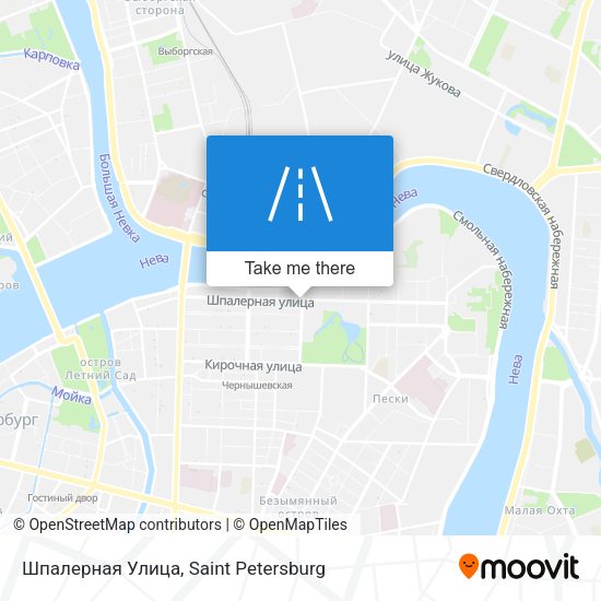 Шпалерная Улица map