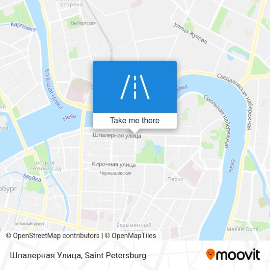 Шпалерная Улица map