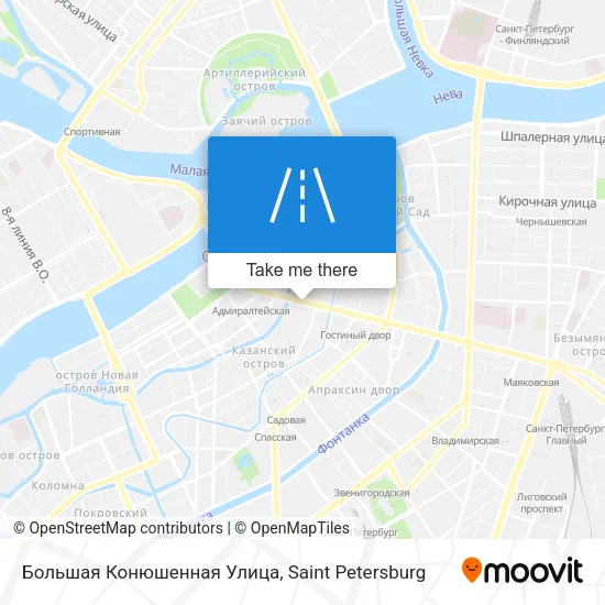 Большая Конюшенная Улица map