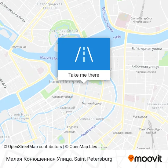 Малая Конюшенная Улица map