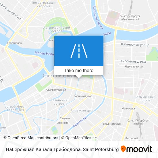Набережная Канала Грибоедова map