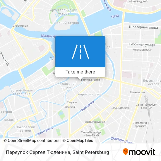 Переулок Сергея Тюленина map