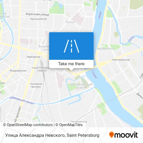 Улица Александра Невского map
