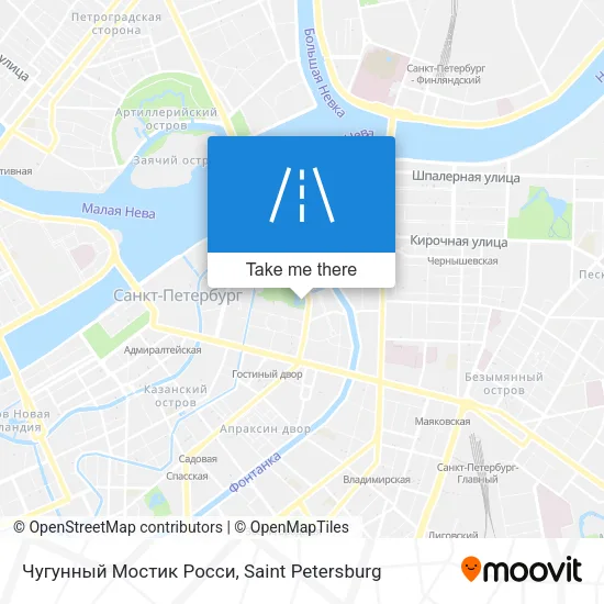 Чугунный Мостик Росси map
