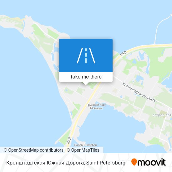 Кронштадтская Южная Дорога map