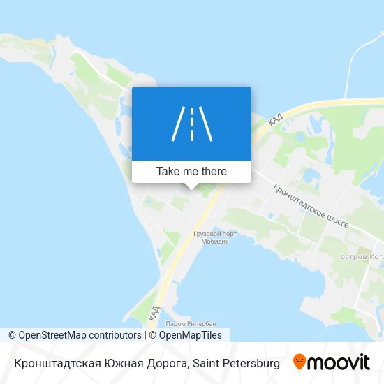 Кронштадтская Южная Дорога map