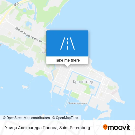 Улица Александра Попова map