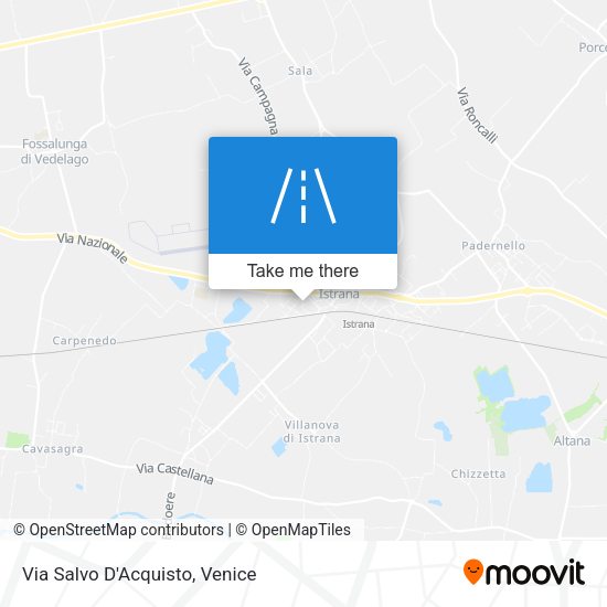 Via Salvo D'Acquisto map