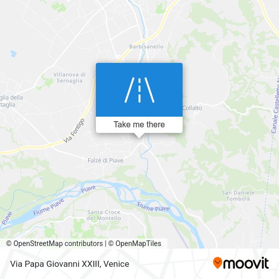 Via Papa Giovanni XXIII map
