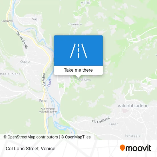 Col Lonc Street map