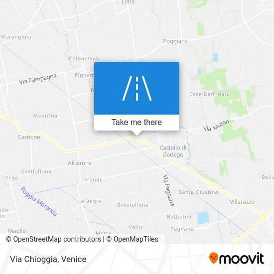 Chioggia Street map