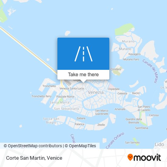 Corte San Martin map