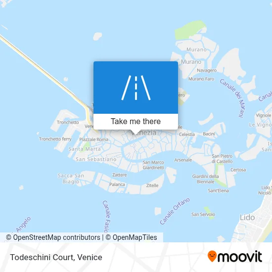 Todeschini Court map