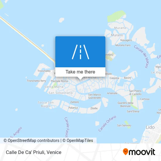 Calle De Ca' Priuli map
