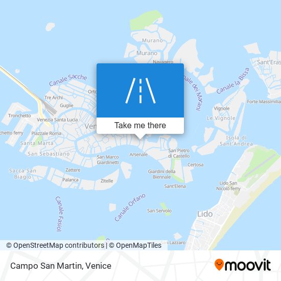 Campo San Martin map