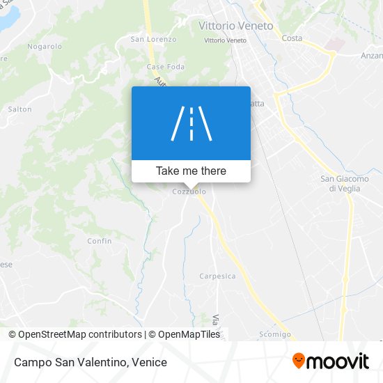 Campo San Valentino map