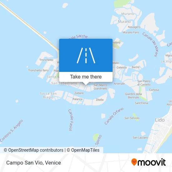 Campo San Vio map