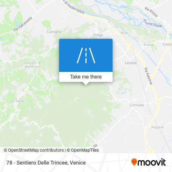 78 - Sentiero Delle Trincee map