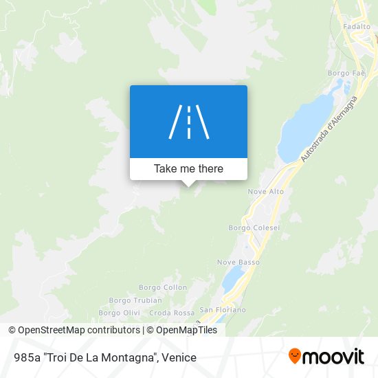 985a "Troi De La Montagna" map
