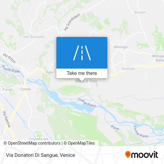 Via Donatori Di Sangue map