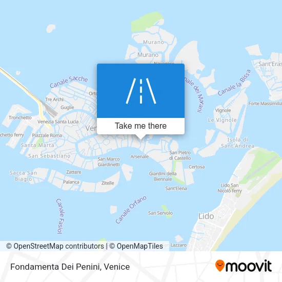 Fondamenta Dei Penini map