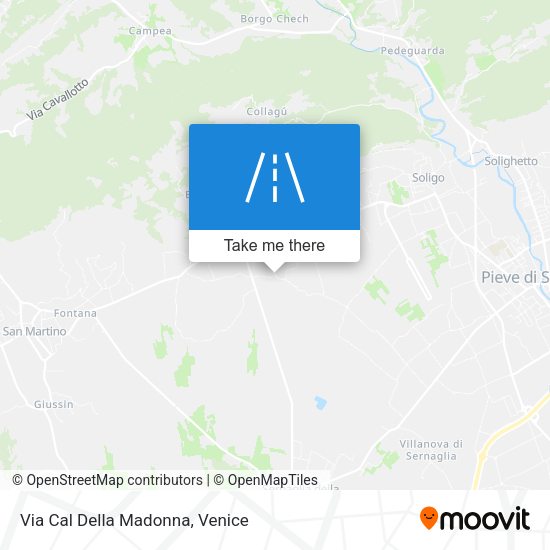Via Cal Della Madonna map