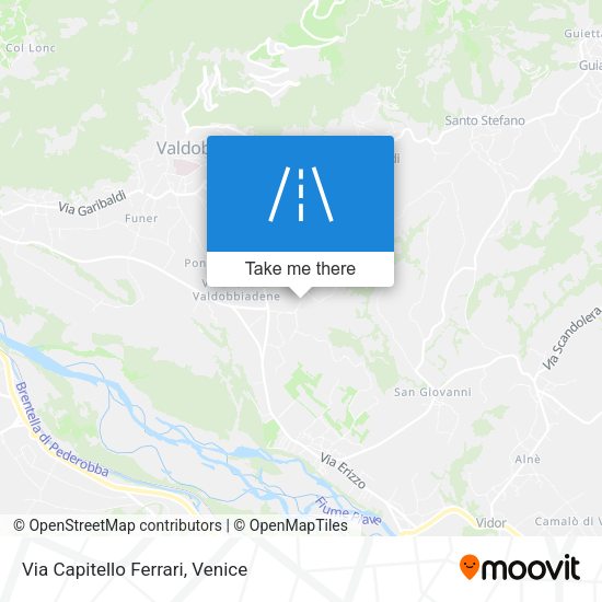 Via Capitello Ferrari map